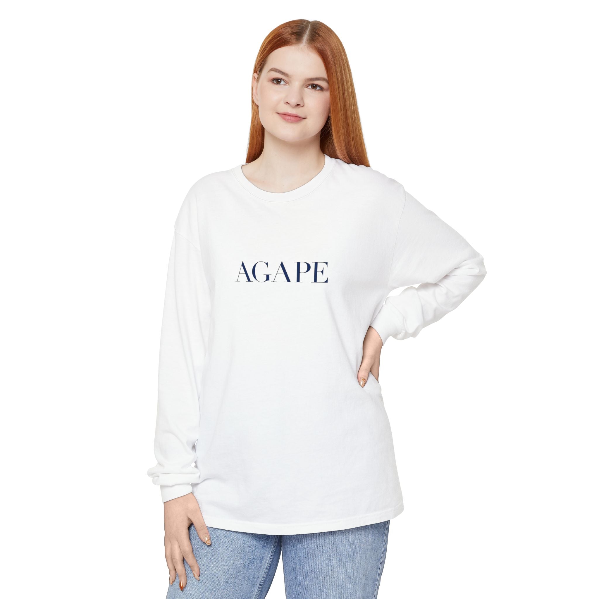 Agape Christian Long Sleeve T-Shirt — Faith-Based Apparel