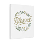 Blessed Wreath Matte Canvas Wall Art (Stretched 1.25")