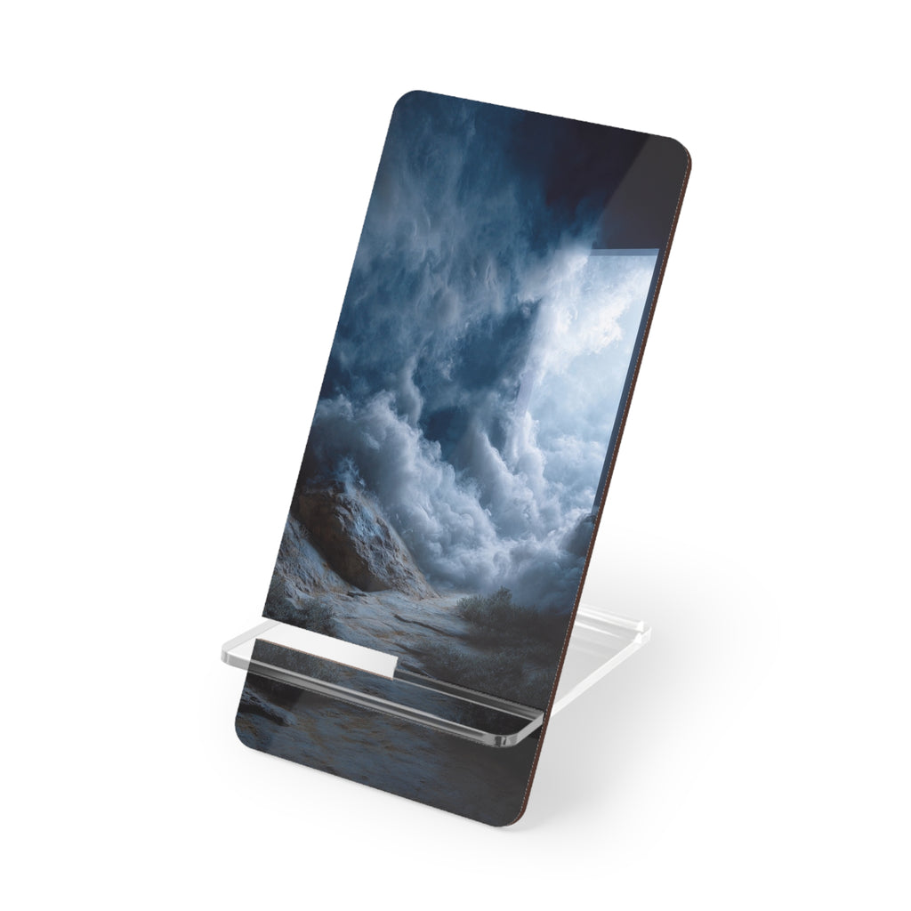 Storm Smartphone Stand — Artistic Wave Phone Display Holder
