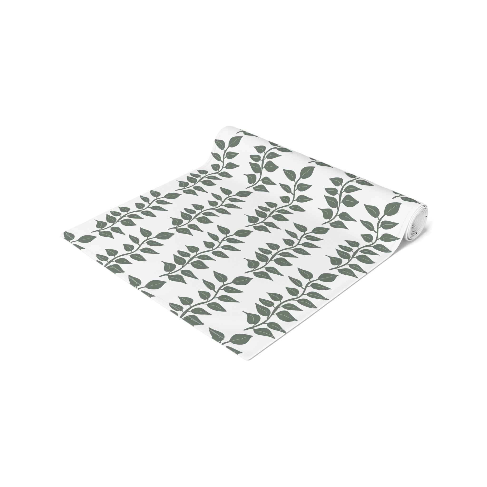 Leave Table Runner — Cotton/Poly Decorative Fall Runner