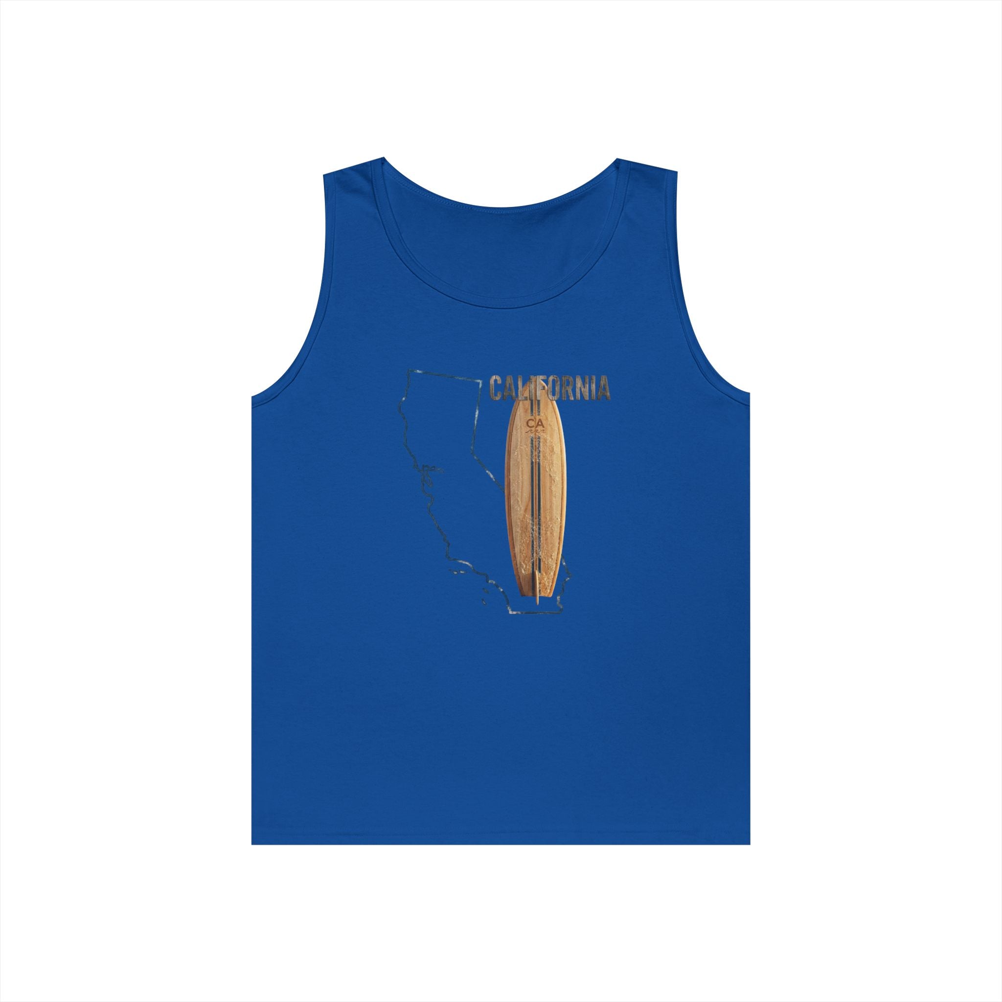 California Men's Coastal Cotton Tank Top – Lightweight, Breathable, Classic Fit Summer Essential
