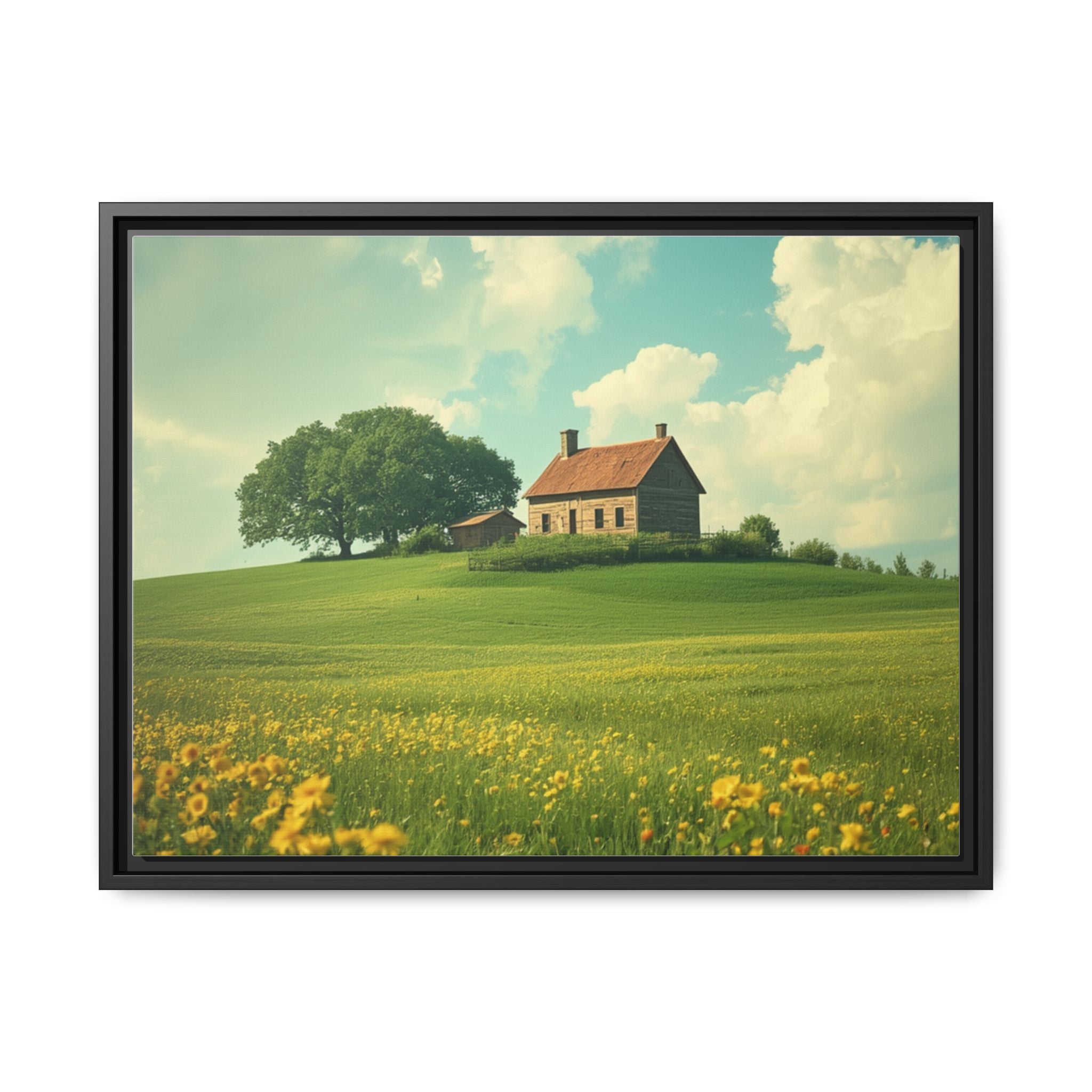 Matte Canvas, Framed (Multi-color)