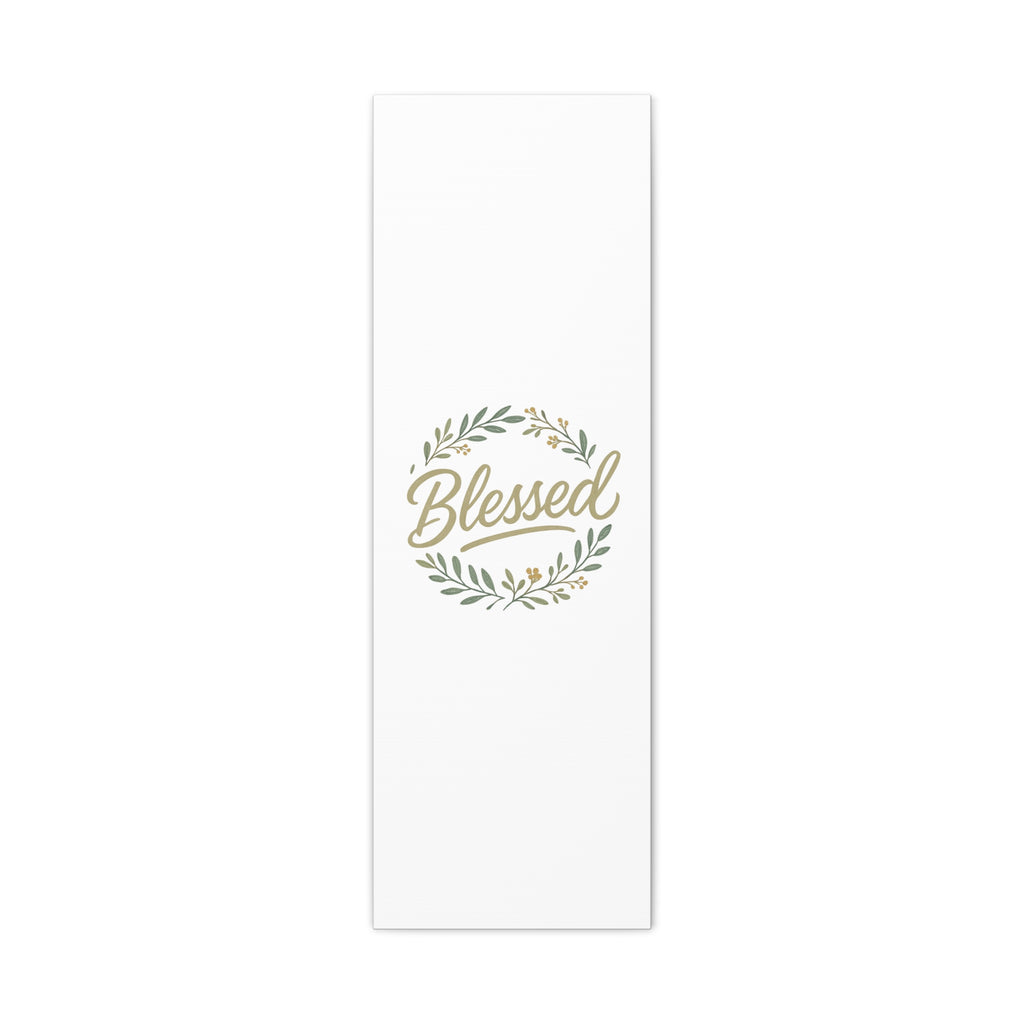 Blessed Wreath Matte Canvas Wall Art (Stretched 1.25")