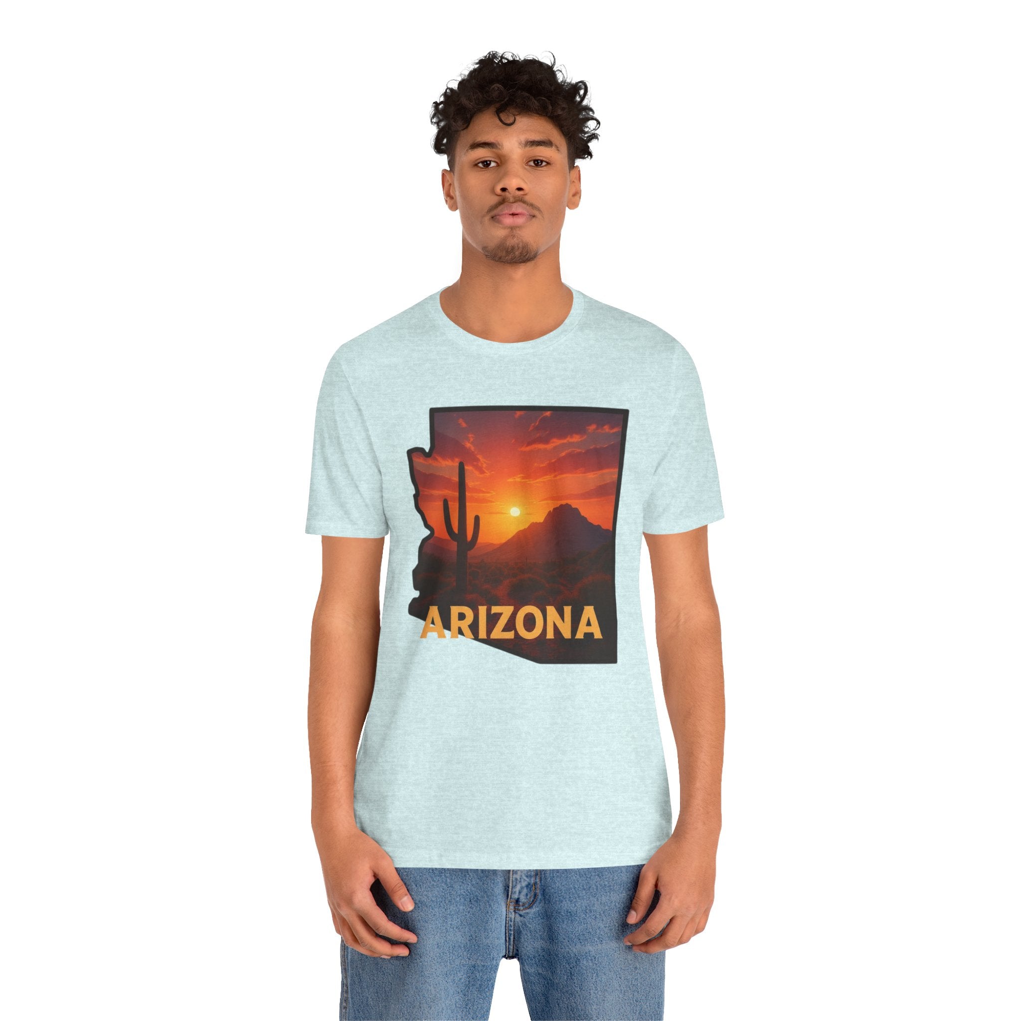 Arizona Cactus Sunset T-Shirt — Desert Sunset Graphic Tee