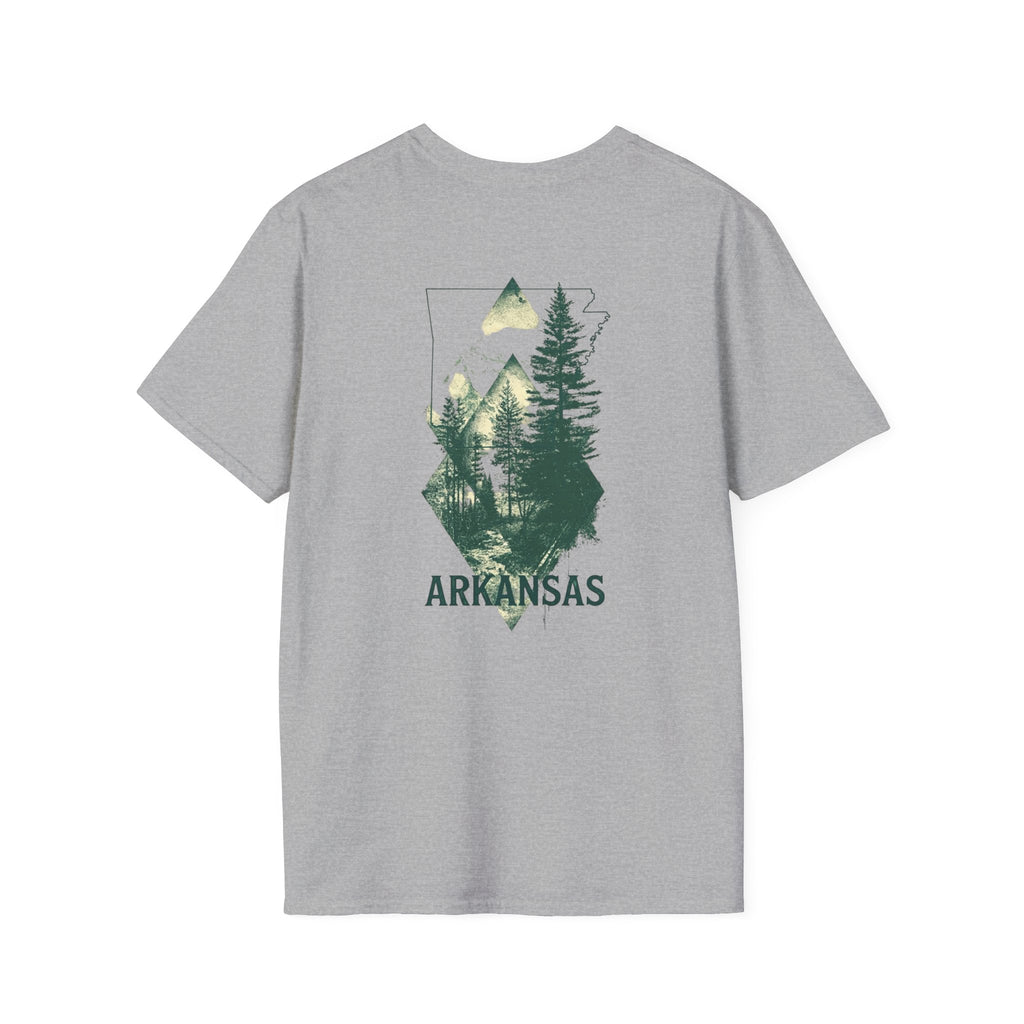 Arkansas Mountain Forest T-Shirt — Vintage Nature State Tee