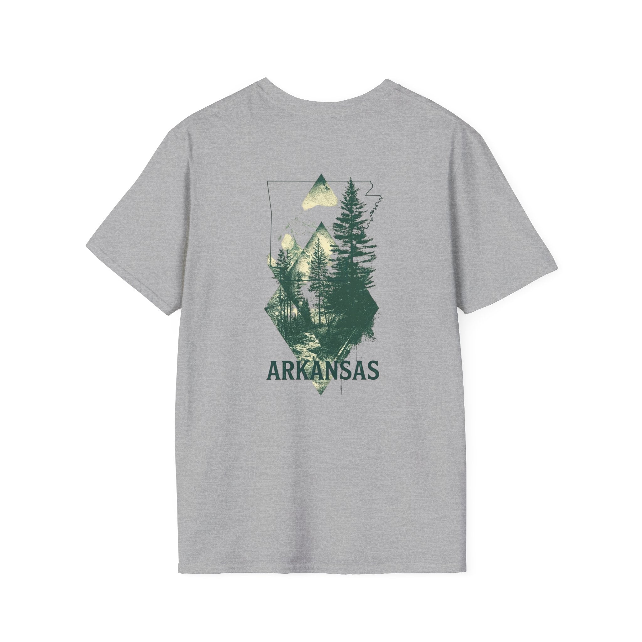 Arkansas Mountain Forest T-Shirt — Vintage Nature State Tee