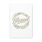 Blessed Wreath Matte Canvas Wall Art (Stretched 1.25")