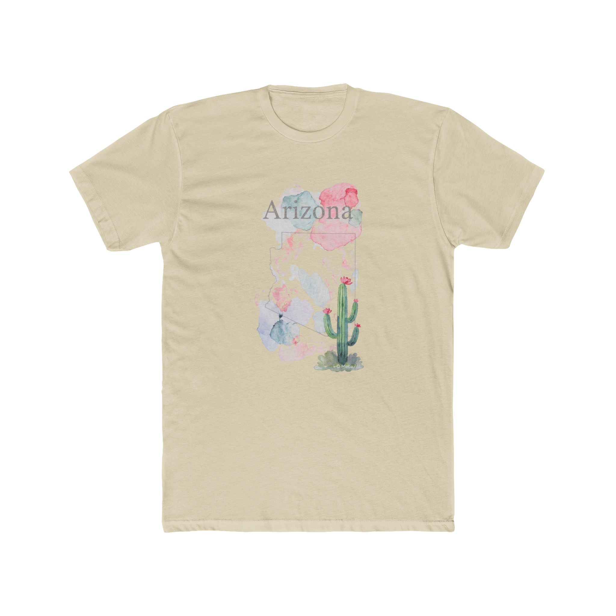 Arizona T-Shirt for Women | Desert Cactus Graphic Tee | Soft Cotton Shirt