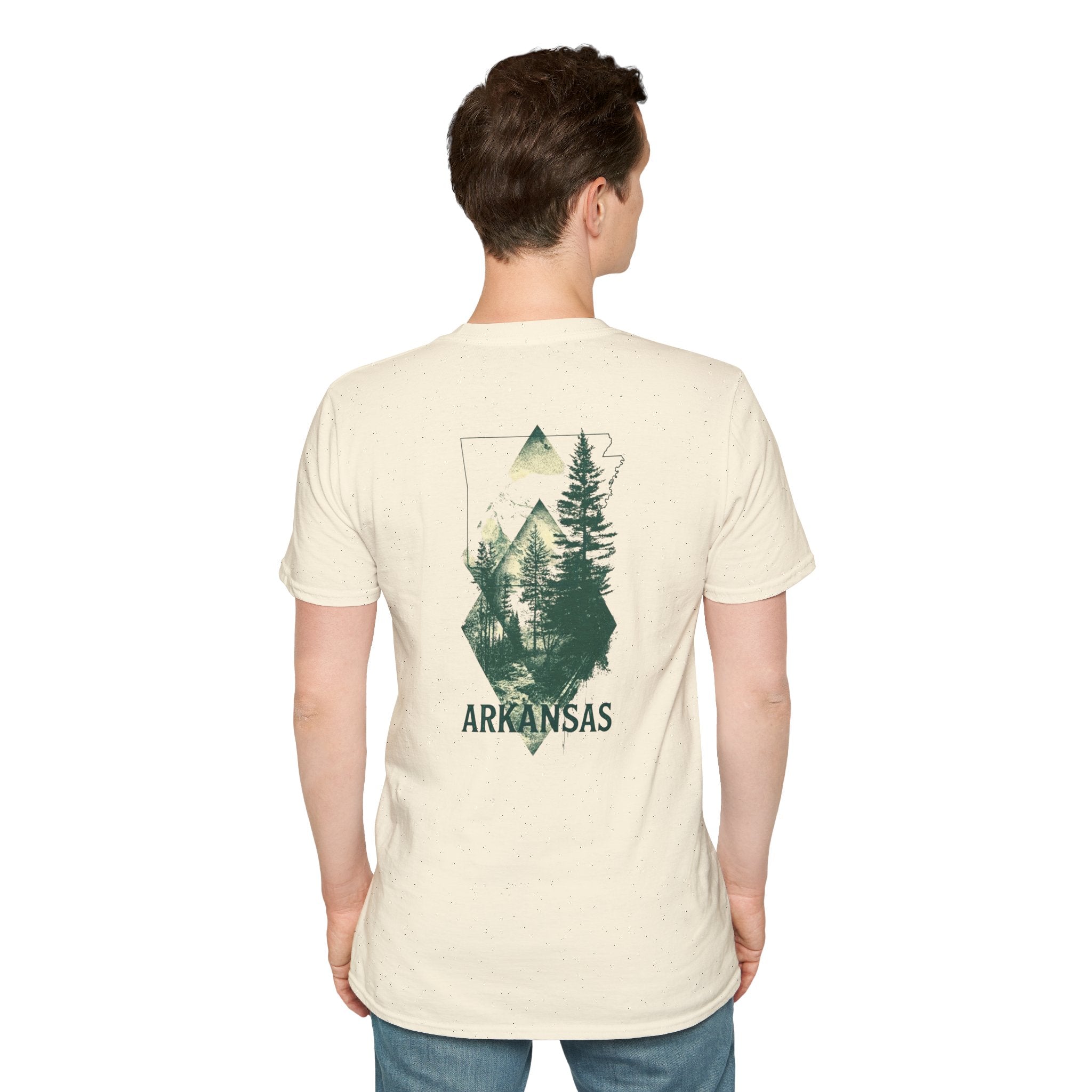 Arkansas Mountain Forest T-Shirt — Vintage Nature State Tee