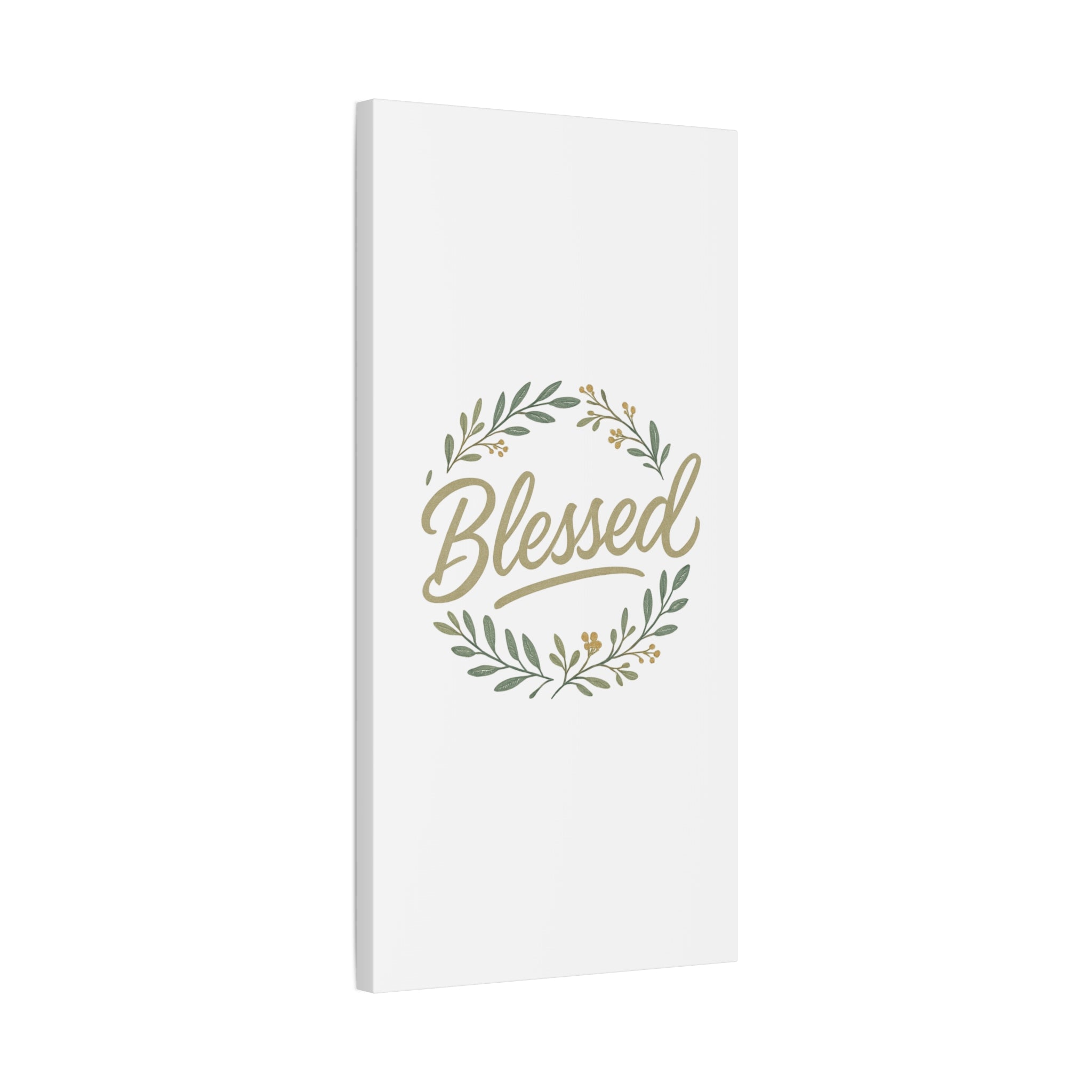 Blessed Wreath Matte Canvas Wall Art (Stretched 1.25")
