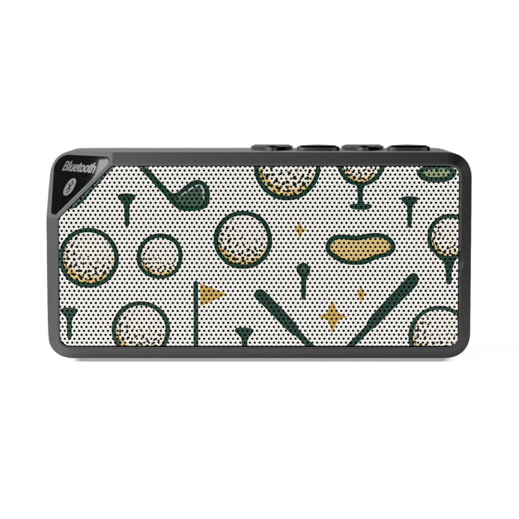Golf-Themed Bluetooth Speaker, Portable Wireless Speaker, Gift for Golf Lovers, Music in the Park, Sports Speaker, Home Decor