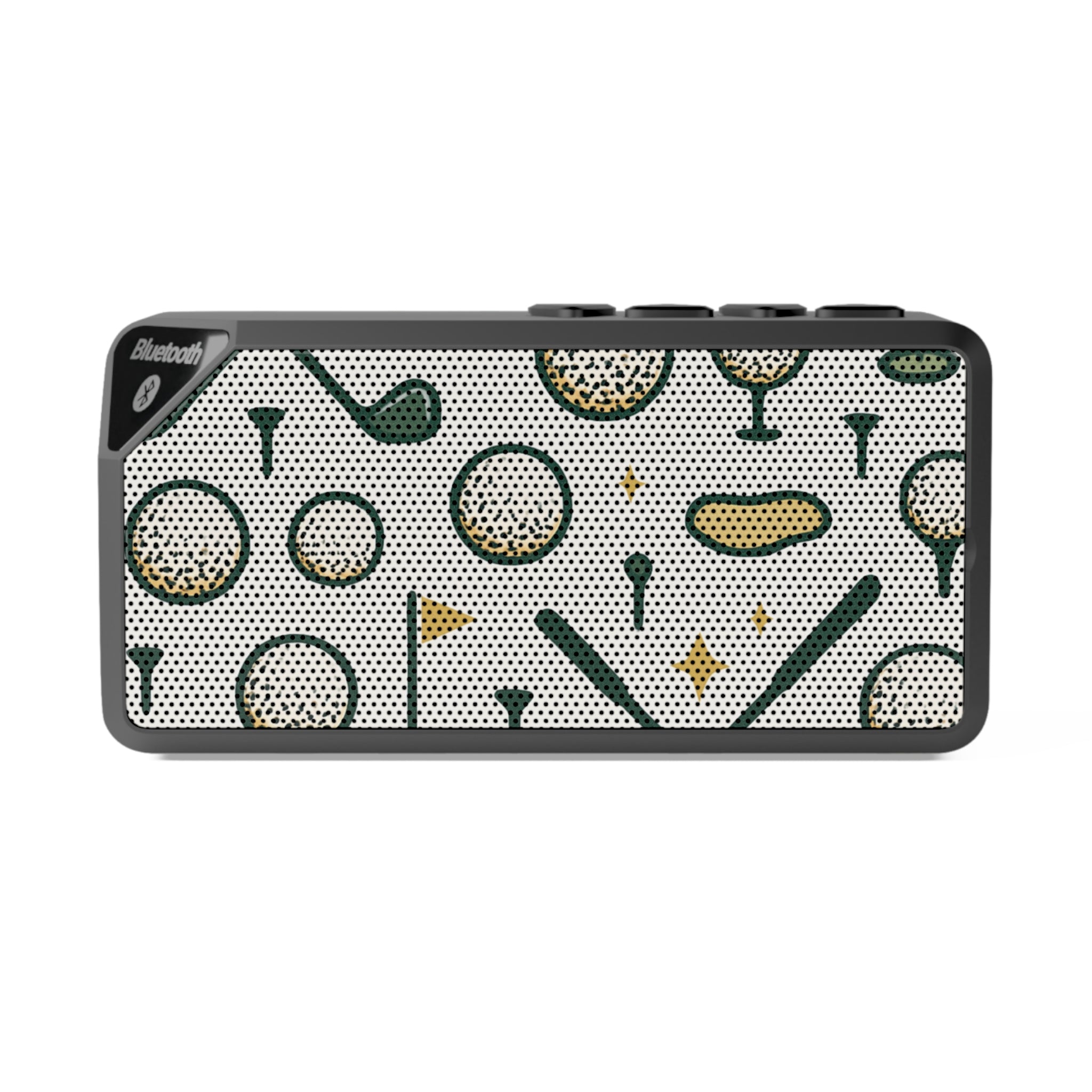 Golf-Themed Bluetooth Speaker, Portable Wireless Speaker, Gift for Golf Lovers, Music in the Park, Sports Speaker, Home Decor