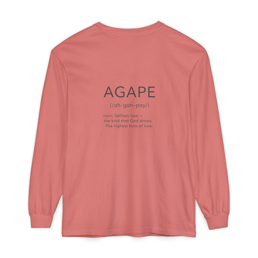 Agape Christian Long Sleeve T-Shirt — Faith-Based Apparel