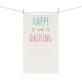 Happy & Dazzling Tea Towel — Bright Cotton Kitchen Towel