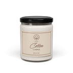 Cotton Scented Soy Candle - 9oz Clean Freshness for Home & Gifts