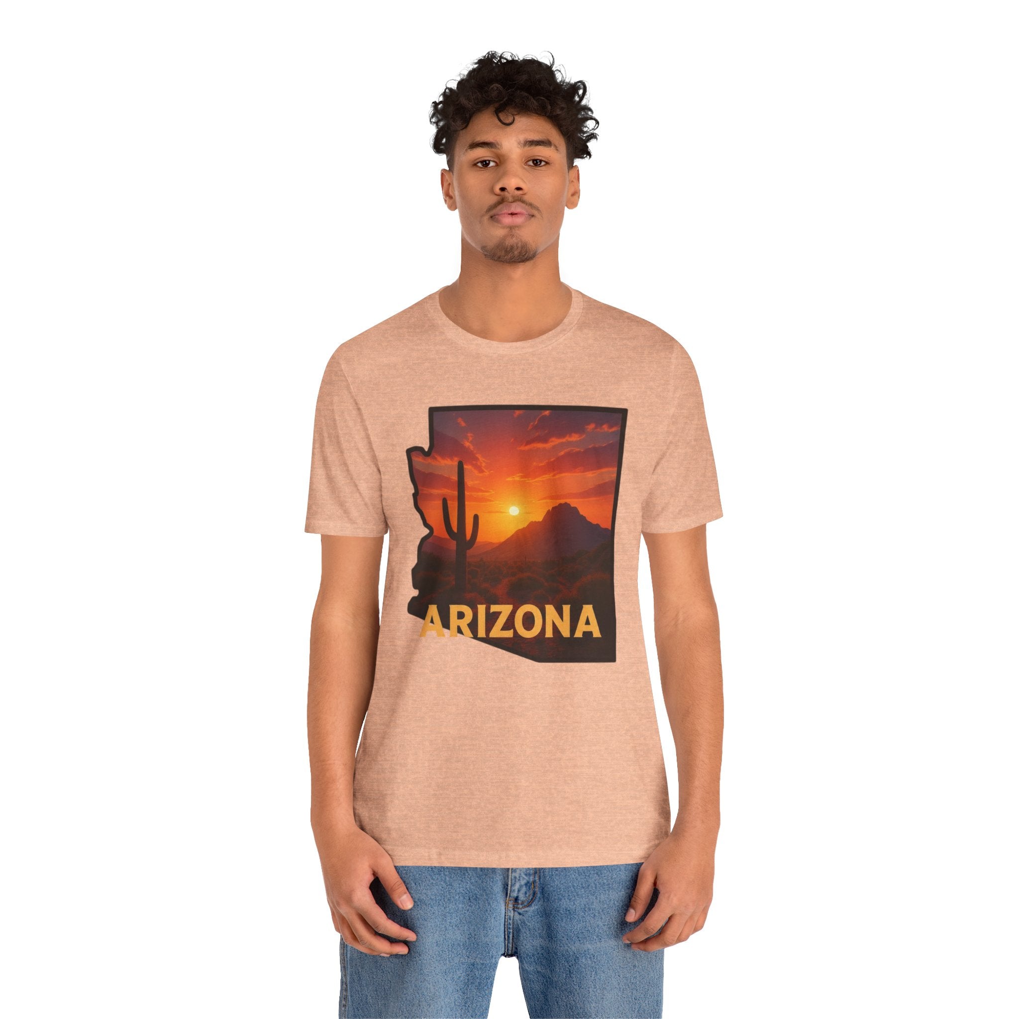 Arizona Cactus Sunset T-Shirt — Desert Sunset Graphic Tee