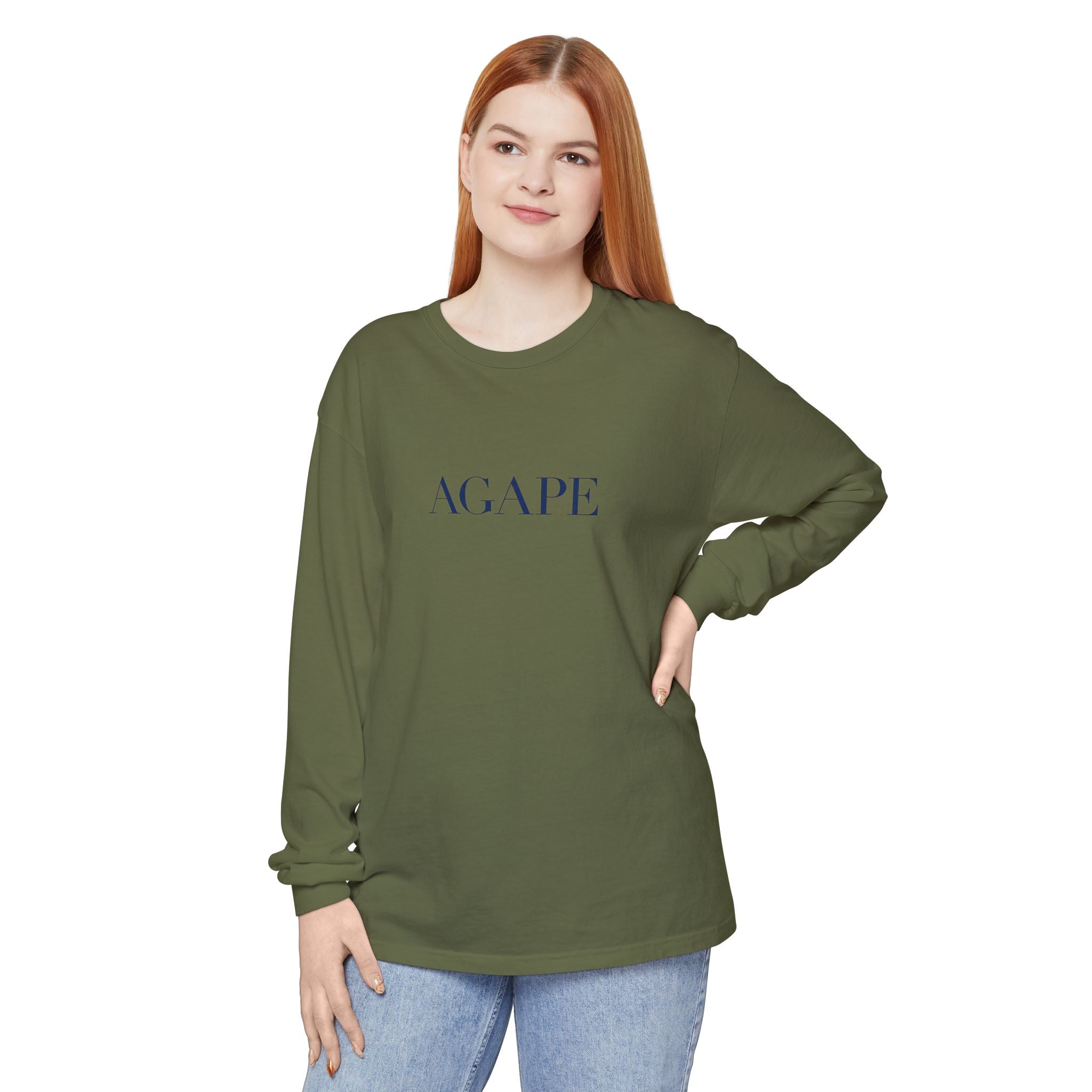 Agape Christian Long Sleeve T-Shirt — Faith-Based Apparel