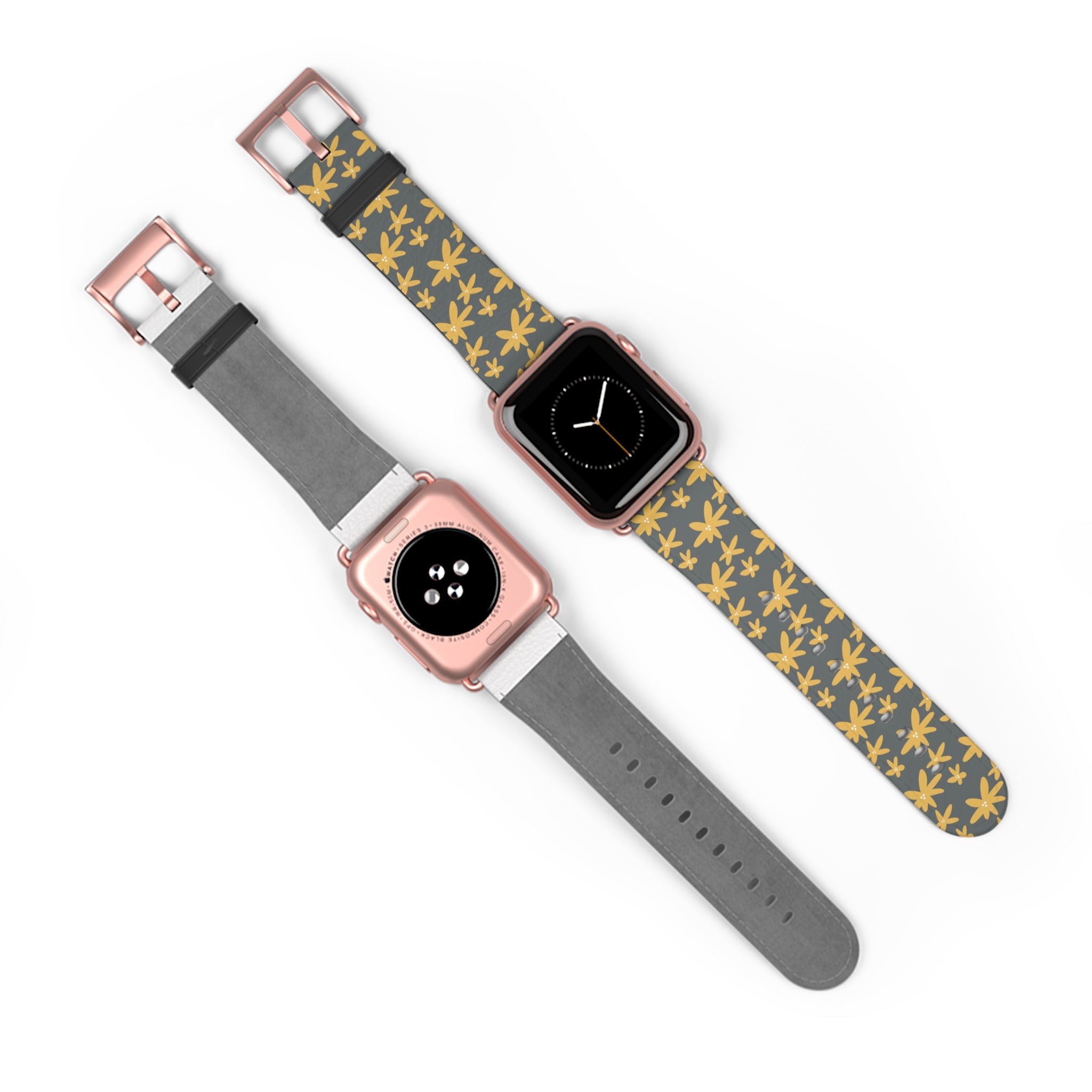 Stylish Floral Watch Band, Unique Watch Strap, Customizable Apple Watch Band, Boho Chic Accessories, Gift for Her