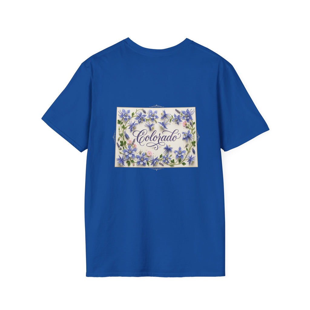 Colorado State Flower Women's T-Shirt — Floral Colorado Tee