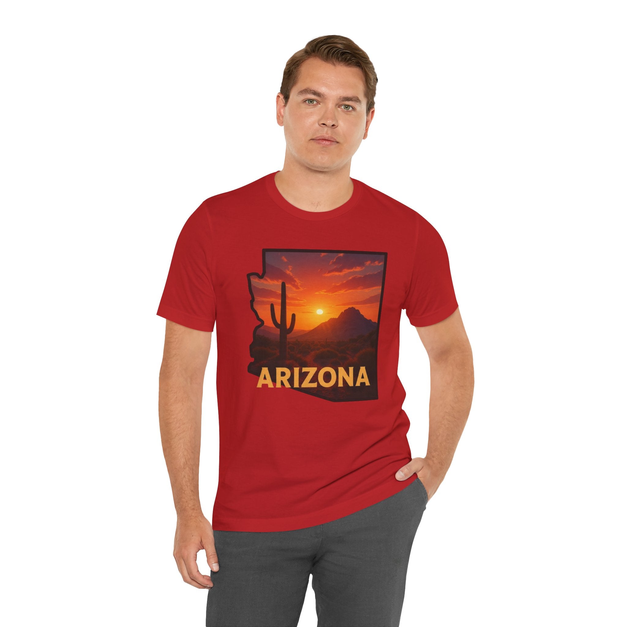 Arizona Cactus Sunset T-Shirt — Desert Sunset Graphic Tee