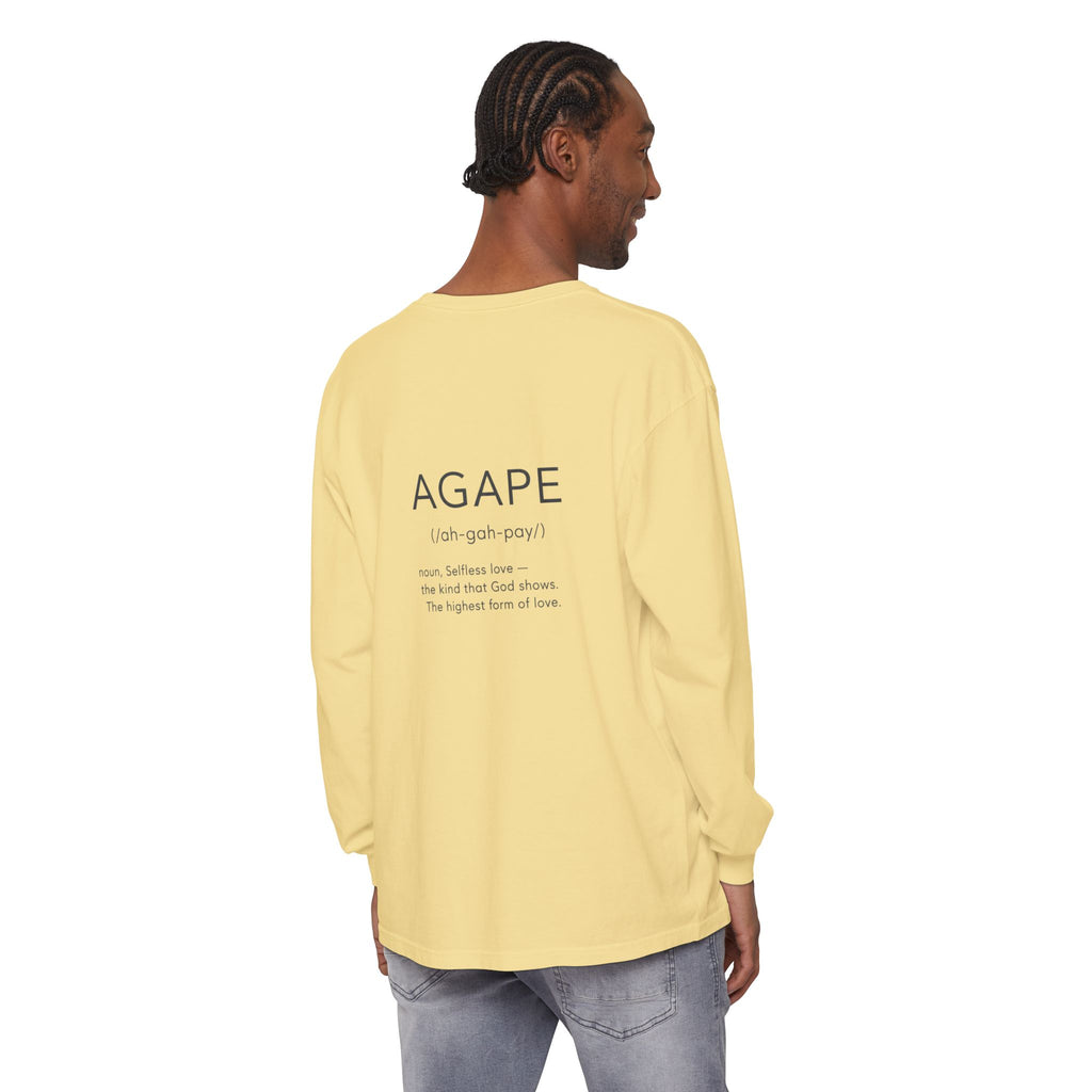 Agape Christian Long Sleeve T-Shirt — Faith-Based Apparel