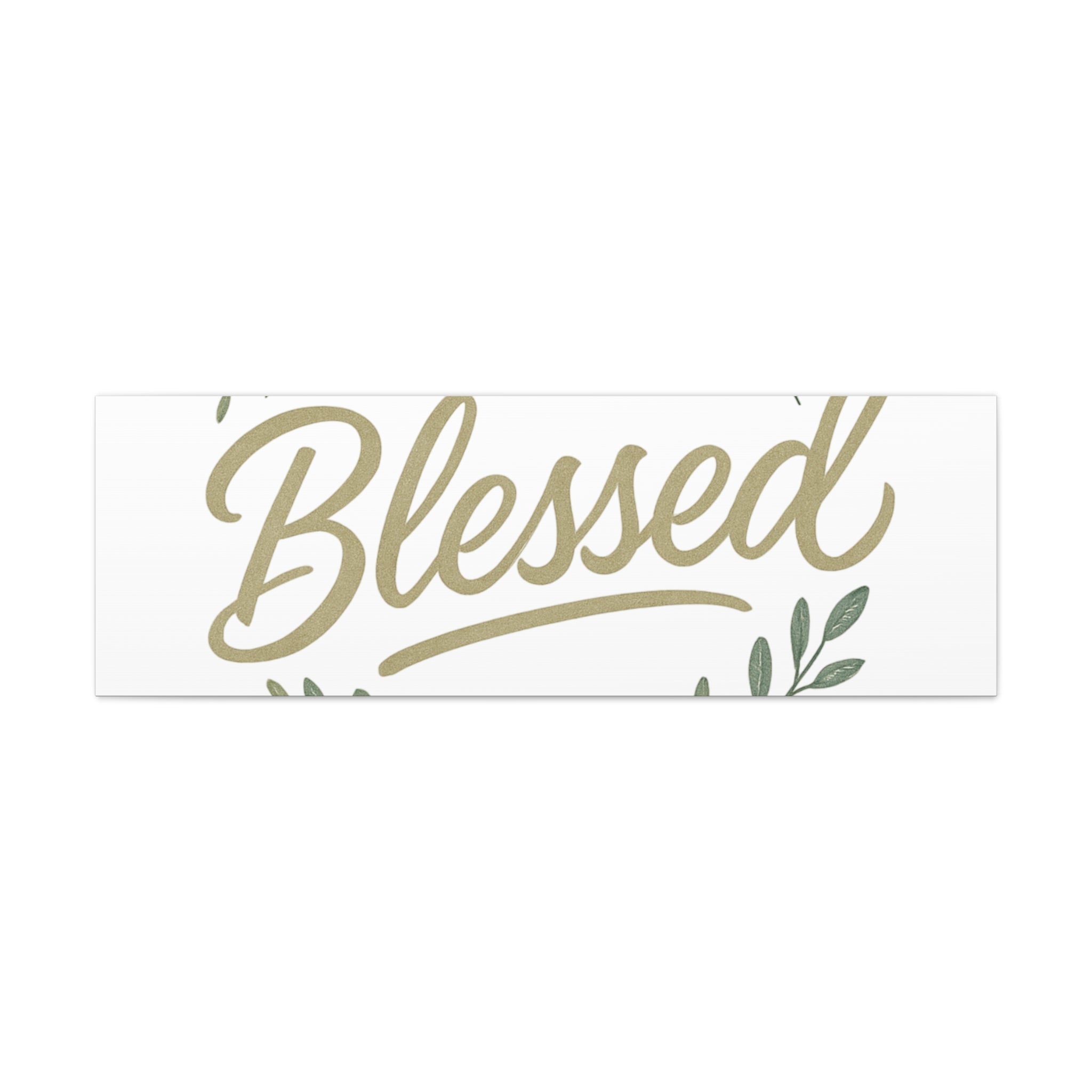 Blessed Wreath Matte Canvas Wall Art (Stretched 1.25")