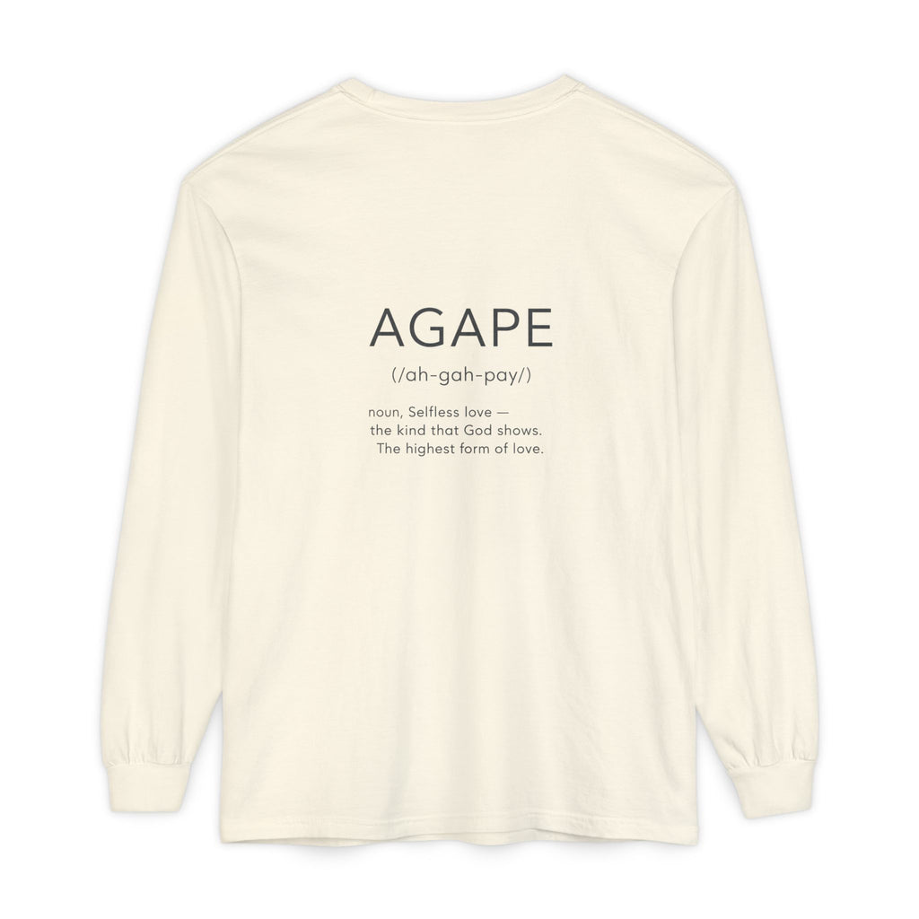 Agape Christian Long Sleeve T-Shirt — Faith-Based Apparel