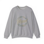 Blessed Crewneck Sweatshirt — Floral Wreath Faith Pullover