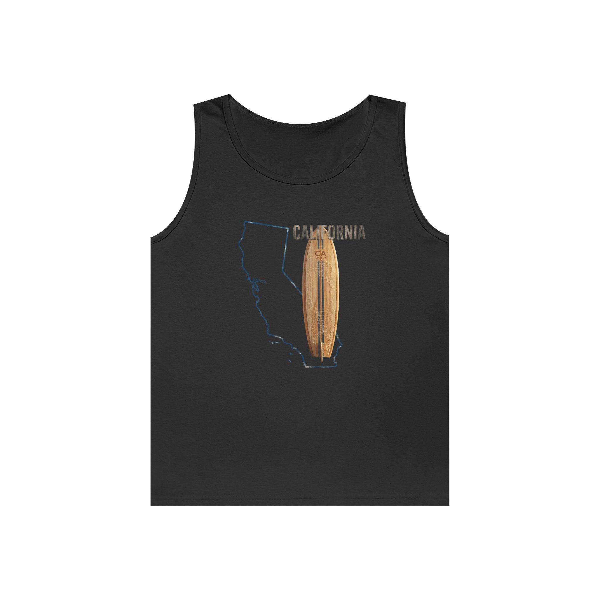 California Men's Coastal Cotton Tank Top – Lightweight, Breathable, Classic Fit Summer Essential