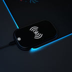 LED Gaming Mouse Pad with Wireless Charging - Retro Design, Desk Accessory for Gamers, LED Light Gift, Unique Office Decor, [...]