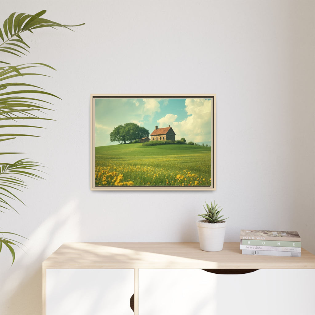 Matte Canvas, Framed (Multi-color)