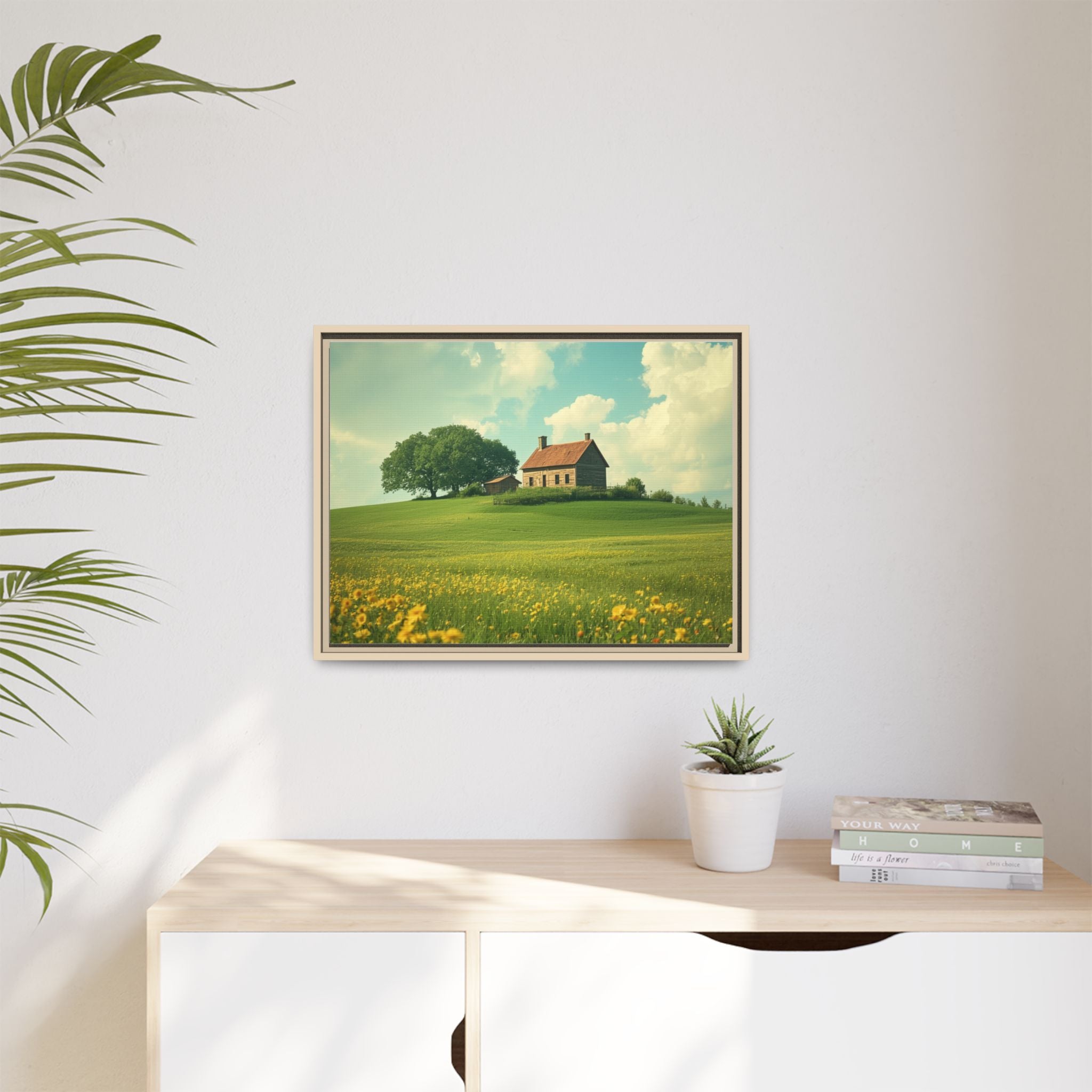 Matte Canvas, Framed (Multi-color)