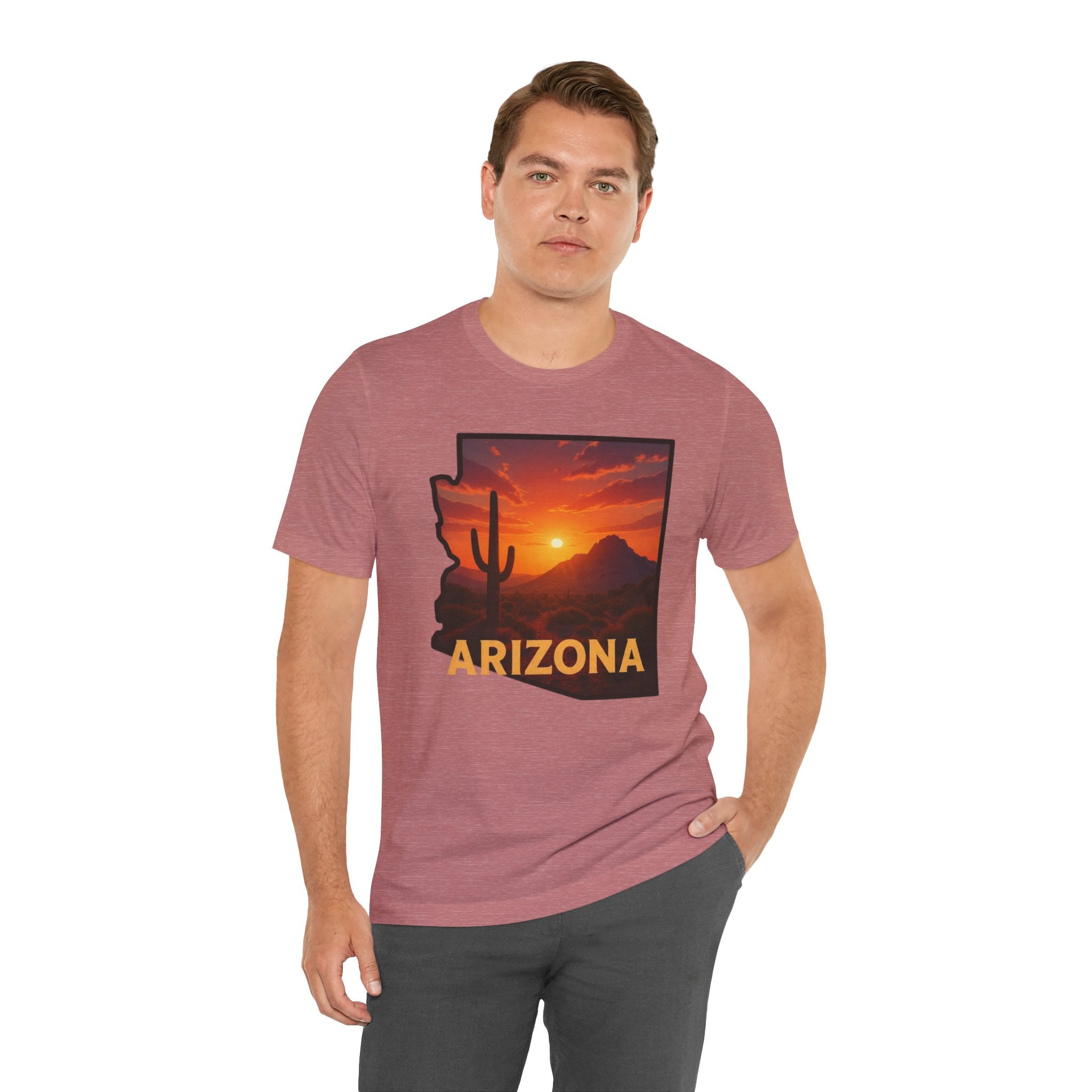 Arizona Cactus Sunset T-Shirt — Desert Sunset Graphic Tee