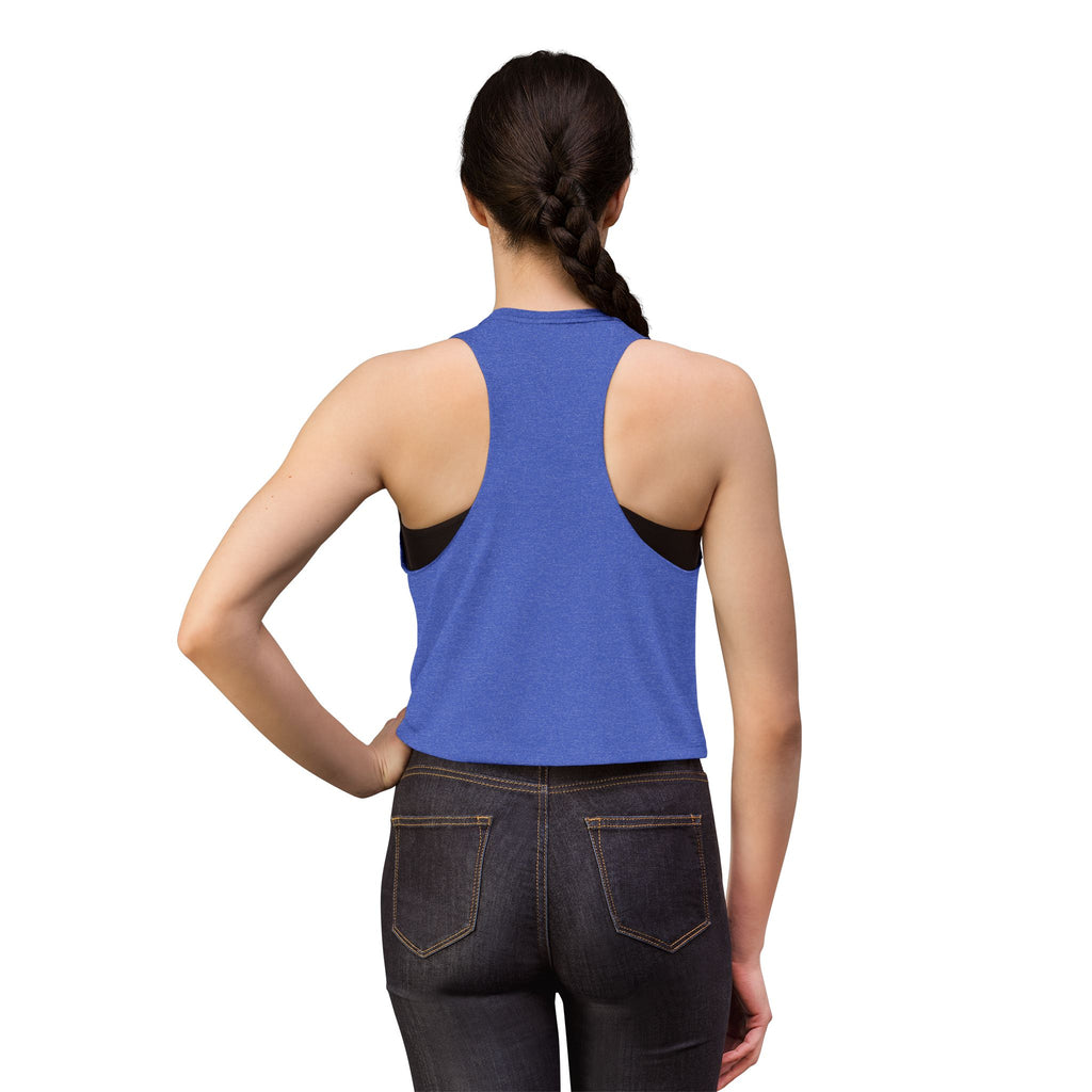 Stay Salty Crop Top — Beach Sunset Tank with "Stay Salty Make Waves" Graphic