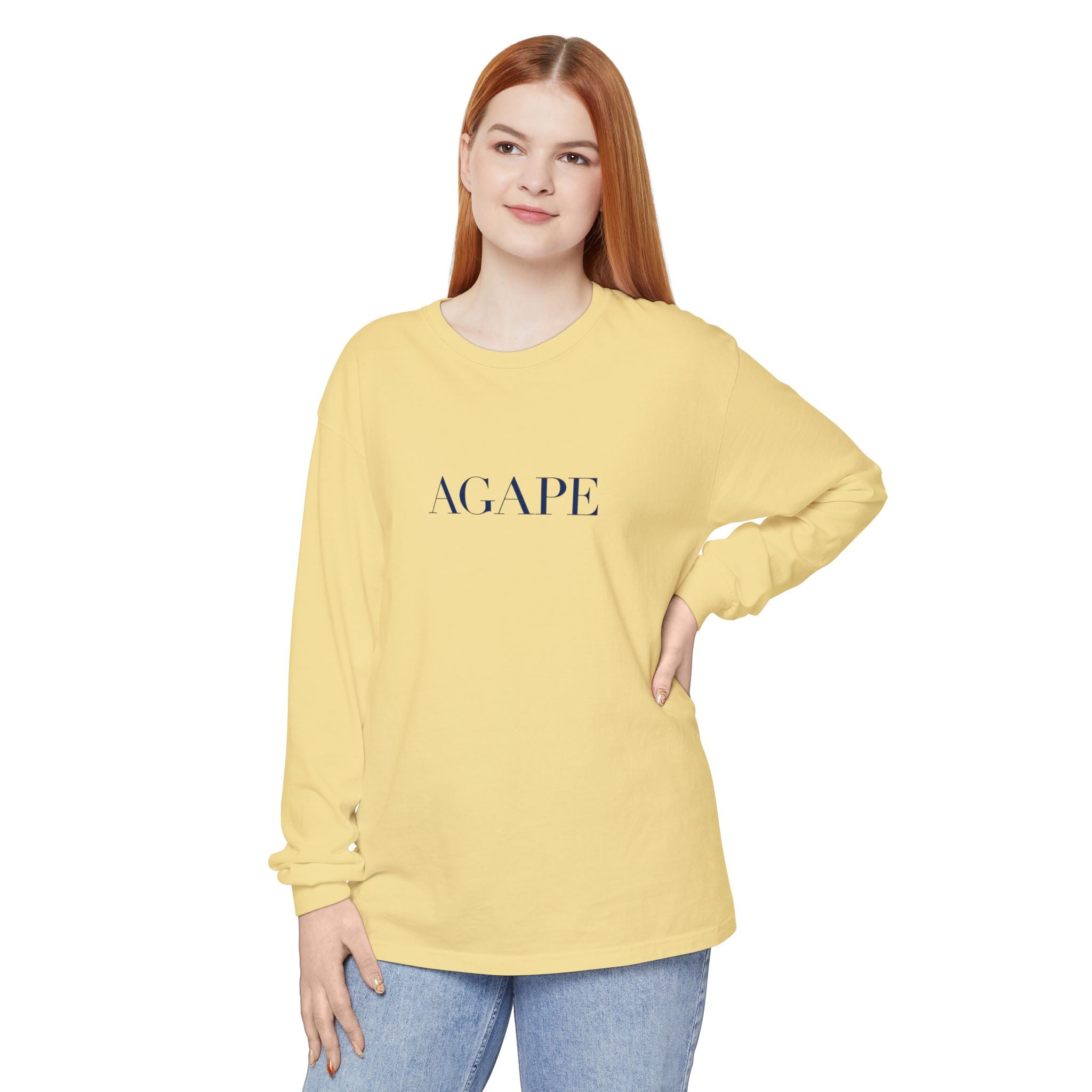 Agape Christian Long Sleeve T-Shirt — Faith-Based Apparel