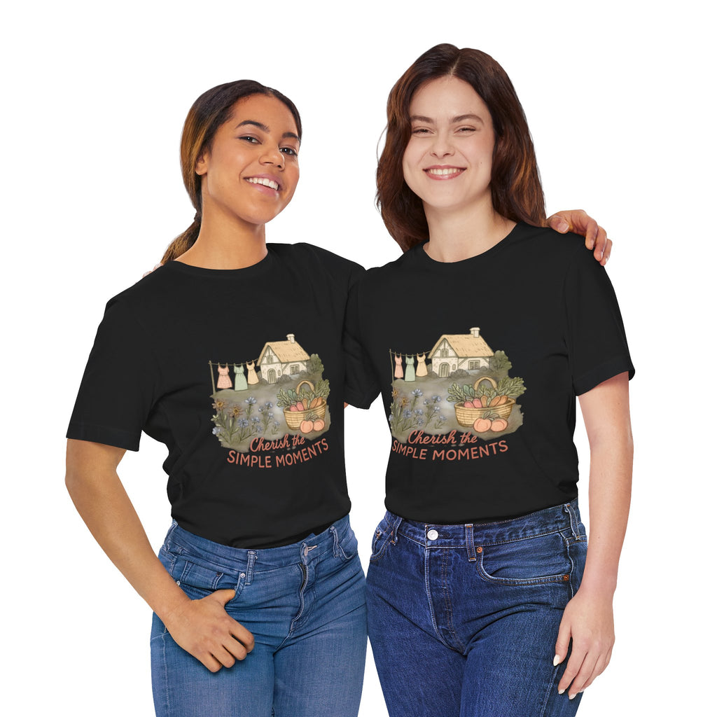 Cherish the simple moments- Jersey Short Sleeve Tee