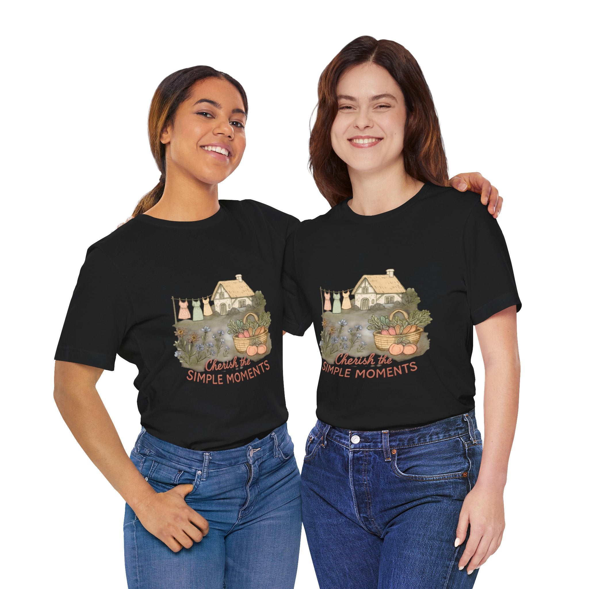 Cherish the simple moments- Jersey Short Sleeve Tee