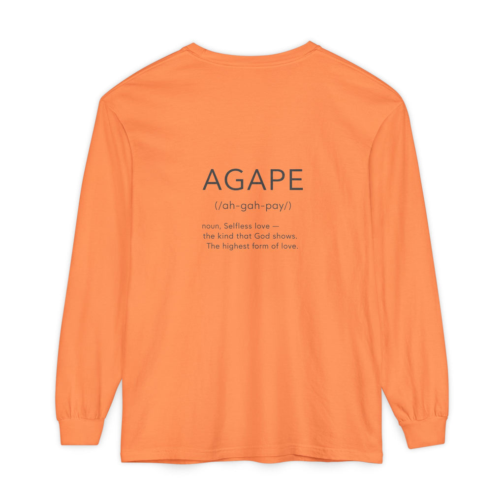 Agape Christian Long Sleeve T-Shirt — Faith-Based Apparel