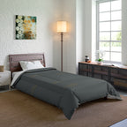 Charcoal Arrow Comforter — Minimalist Boho Bedding for Modern Bedrooms