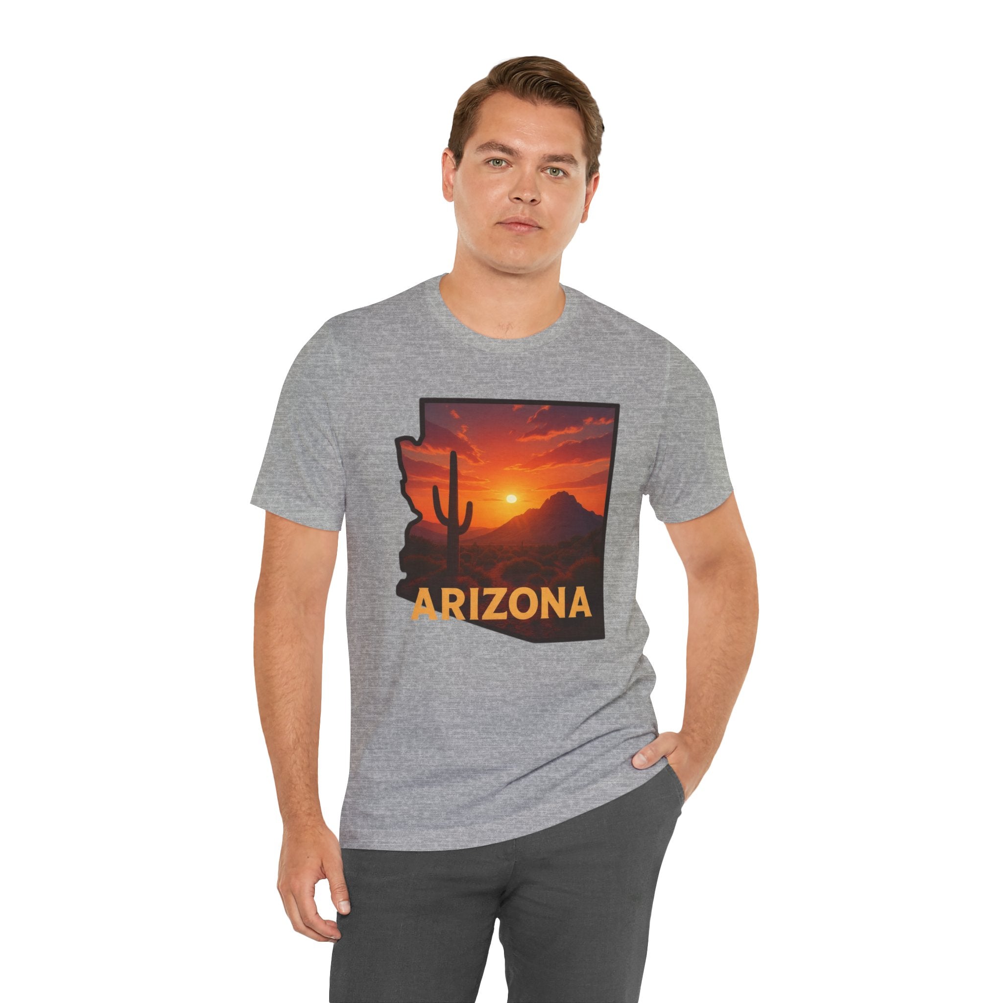 Arizona Cactus Sunset T-Shirt — Desert Sunset Graphic Tee
