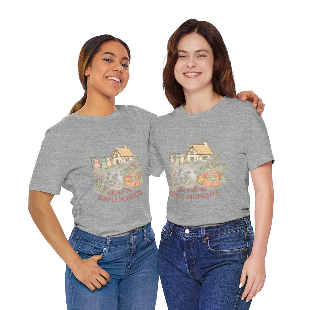 Cherish the simple moments- Jersey Short Sleeve Tee