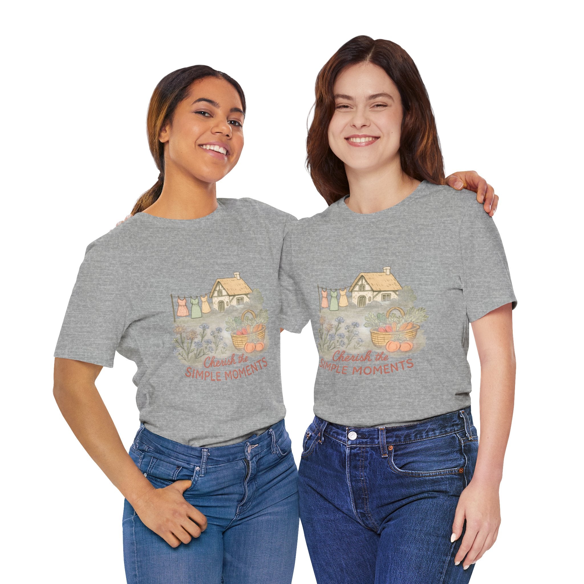 Cherish the simple moments- Jersey Short Sleeve Tee