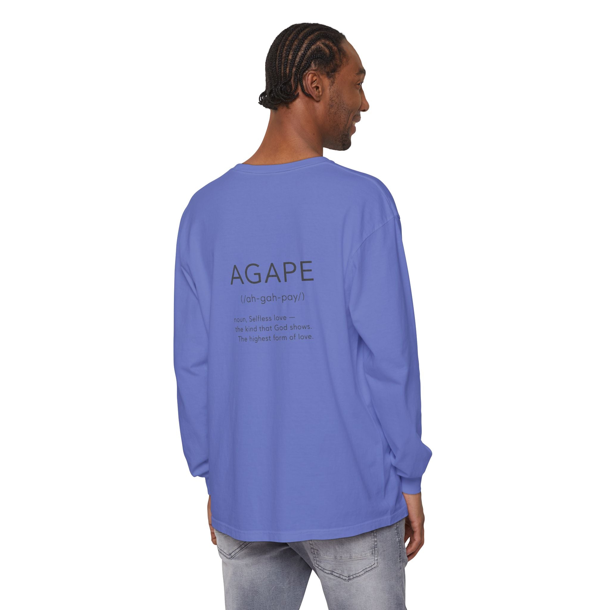 Agape Christian Long Sleeve T-Shirt — Faith-Based Apparel