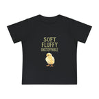 Unstoppable Chick Baby Short Sleeve T-Shirt — Cute Soft Fluffy Toddler Tee