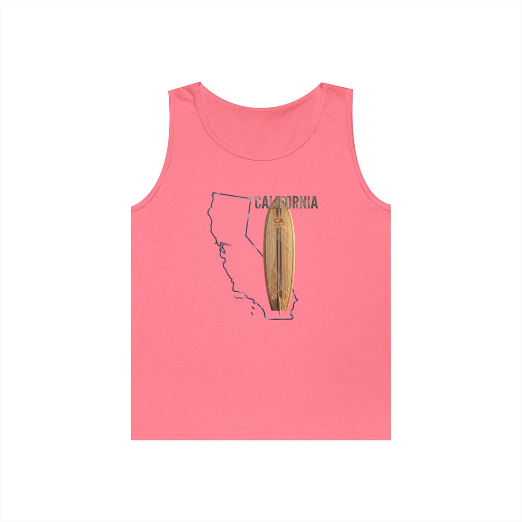 California Men's Coastal Cotton Tank Top – Lightweight, Breathable, Classic Fit Summer Essential