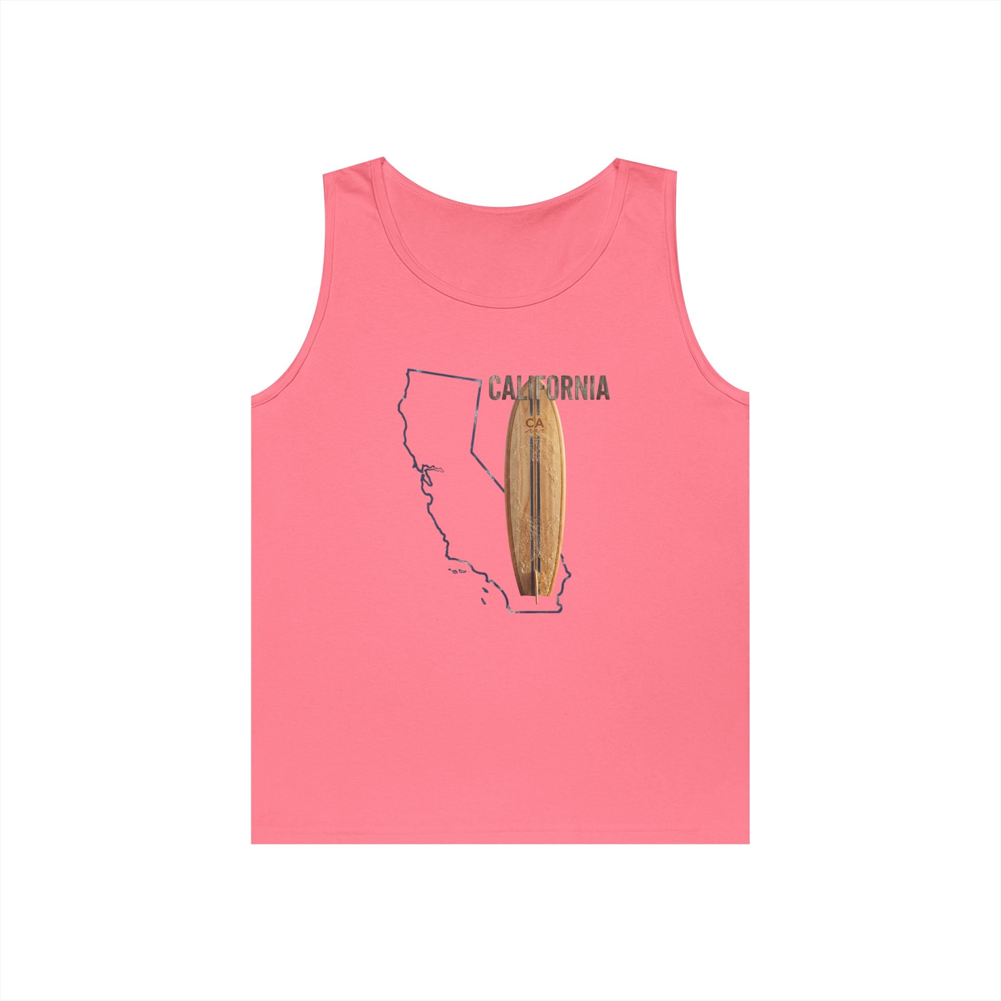California Men's Coastal Cotton Tank Top – Lightweight, Breathable, Classic Fit Summer Essential