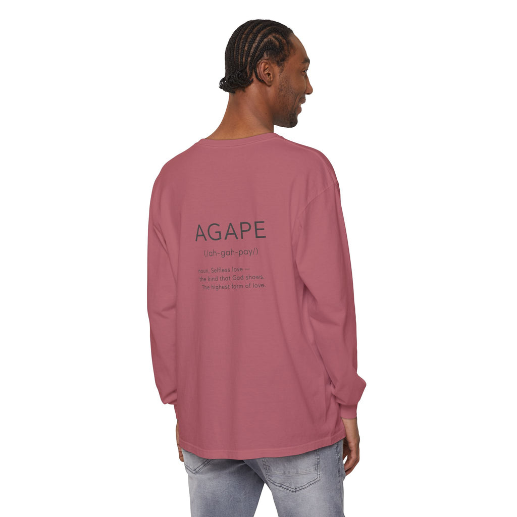 Agape Christian Long Sleeve T-Shirt — Faith-Based Apparel