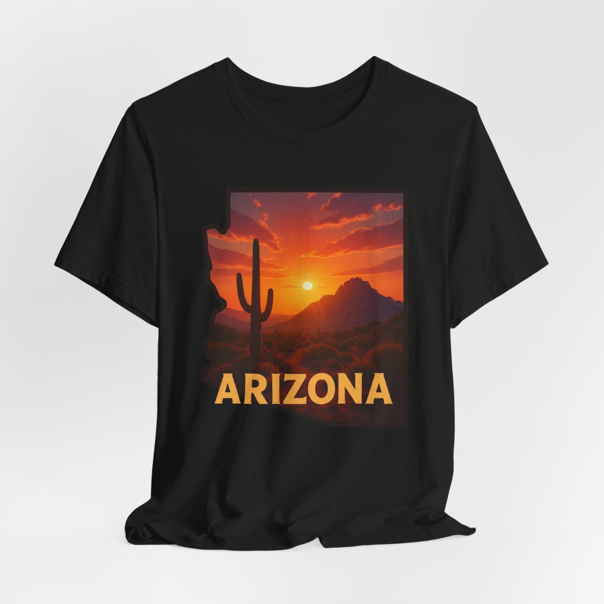 Arizona Cactus Sunset T-Shirt — Desert Sunset Graphic Tee