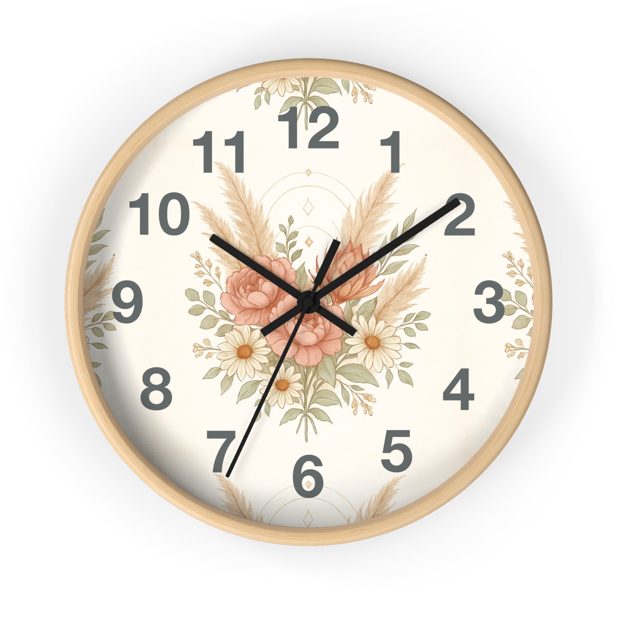 Floral Wall Clock