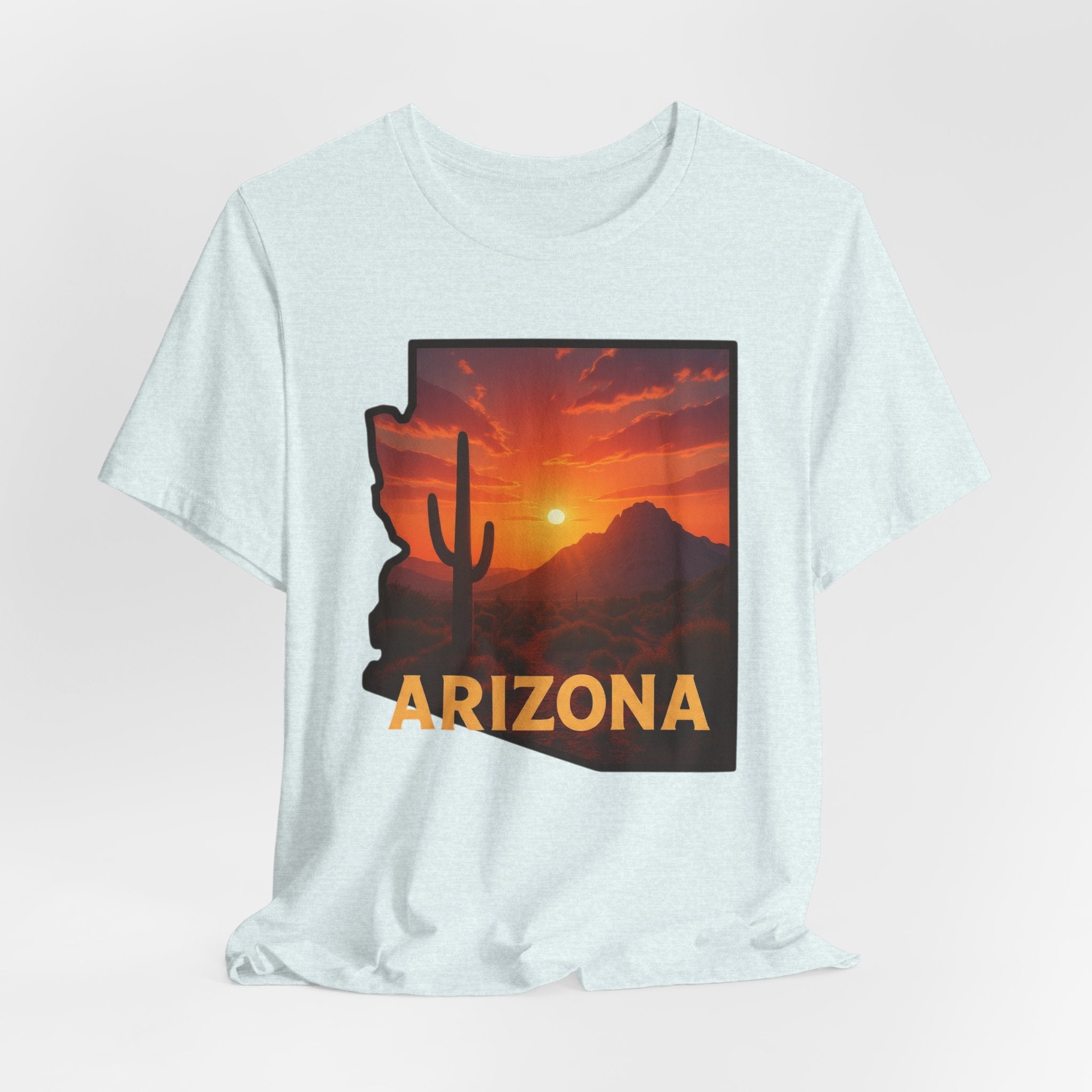 Arizona Cactus Sunset T-Shirt — Desert Sunset Graphic Tee